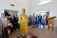 Архиерейское богослужение в храме иконы Божией Матери «Взыскание погибших» поселка Свердловский 