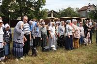 Освящение поклонного креста в Ногинске