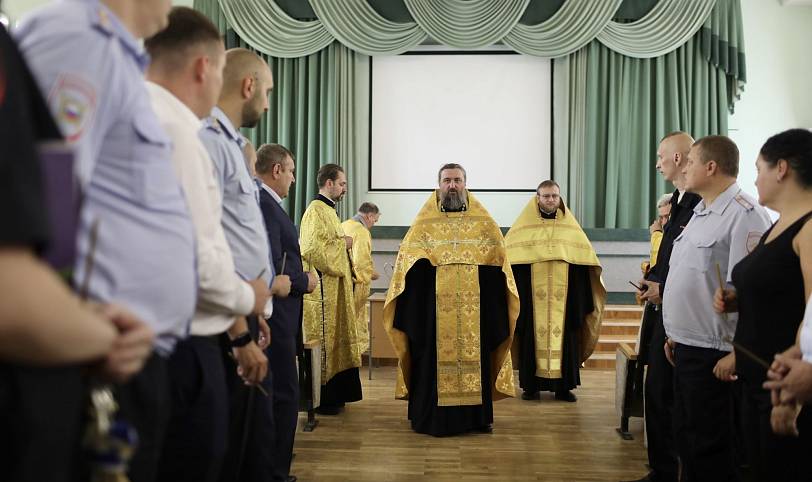 Освящение здания управления МВД в Электростали