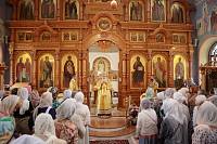 Архиерейское богослужение в Никольском храме села Новый Милет 