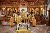 Архиерейское богослужение в Никольском храме села Новый Милет 