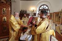 Архиерейское богослужение в Никольском храме села Новый Милет 