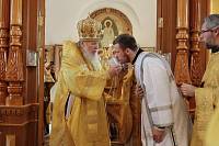 Архиерейское богослужение в Никольском храме села Новый Милет 