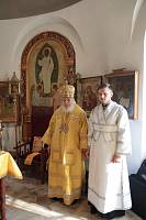 Архиерейское богослужение в Никольском храме села Новый Милет 