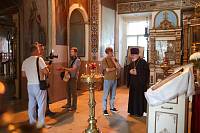 Сотрудники телеканала «Спас» в Ильинском храме села Мамонтово