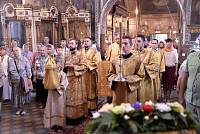 Престольный праздник в Спасском храме села Петровское 