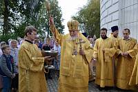 Престольный праздник в Спасском храме села Петровское 