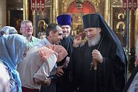 Престольный праздник в Спасском храме села Петровское 