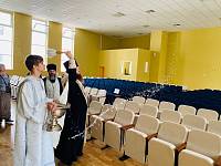 Освящение новой школы в Павловском Посаде