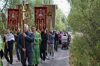 Молебен у часовни преподобного Саввы Стромынского и крестный ход на Стромыни