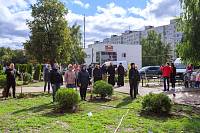 Посадка зелёных насаждений в Орехово-Зуеве