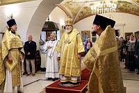 Архиерейское богослужение в Никольском храме села Макарово 