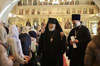 Архиерейское богослужение в Никольском храме села Макарово 