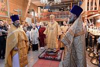 Архиерейское богослужение в Александро-Невском храме посёлка Монино 