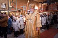 Архиерейское богослужение в Александро-Невском храме посёлка Монино 