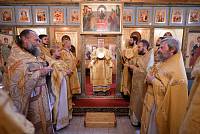 Архиерейское богослужение в Александро-Невском храме посёлка Монино 