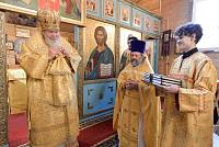 Архиерейское богослужение в Александро-Невском храме посёлка Монино 