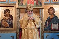 Архиерейское богослужение в Александро-Невском храме посёлка Монино 