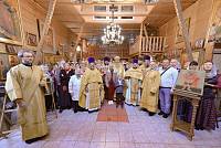 Архиерейское богослужение в Александро-Невском храме посёлка Монино 