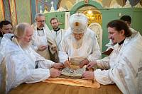 Великое освящение Сергиевского храма села Трубино 