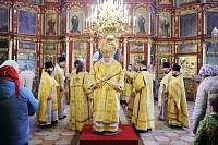 Архиерейское богослужение в Покровском храме села Старый Покров 