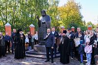 Открытие памятника преподобному Серафиму Саровскому в Орехово-Зуеве 