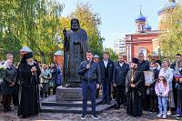 Открытие памятника преподобному Серафиму Саровскому в Орехово-Зуеве 