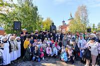 Открытие памятника преподобному Серафиму Саровскому в Орехово-Зуеве 