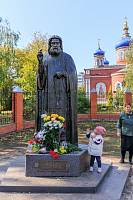 Открытие памятника преподобному Серафиму Саровскому в Орехово-Зуеве 