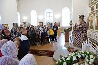 Архиерейское богослужение в Крестовоздвиженском храме города Орехово-Зуево 