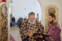 Архиерейское богослужение в Крестовоздвиженском храме города Орехово-Зуево 