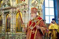 Престольный праздник в Троицком соборе города Щёлково 