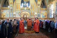Престольный праздник в Троицком соборе города Щёлково 