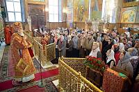 Престольный праздник в Троицком соборе города Щёлково 