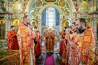 Престольный праздник в Троицком соборе города Щёлково 