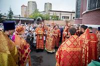 Престольный праздник в Троицком соборе города Щёлково 