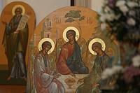 Соборное богослужение и освящение икон в Христорождественском храме села Ямкино