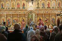 Соборное богослужение и освящение икон в Христорождественском храме села Ямкино