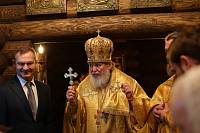 Архиерейское богослужение в Троицком храме-часовне Ногинска 