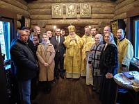 Архиерейское богослужение в Троицком храме-часовне Ногинска 