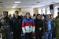 Проводы мобилизованных в Ногинске