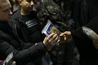 Проводы мобилизованных в Ногинске