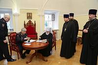 Подписание соглашения о сотрудничестве епархий Московской митрополии и Главного управления МВД России по Московской области