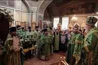 Пребывание ковчега с мощами преподобного Сергия Радонежского в Балашихинской епархии