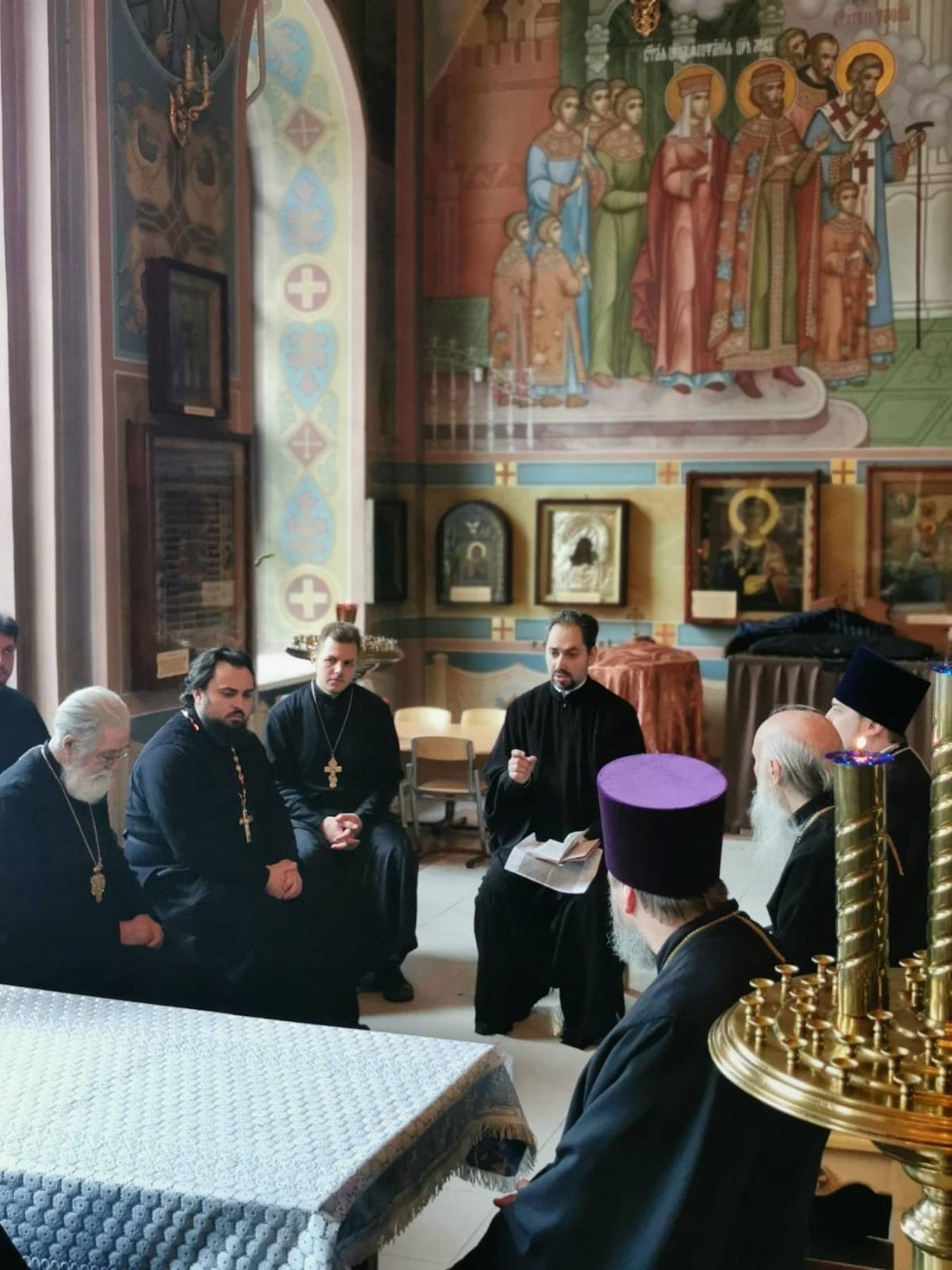 Заседание аттестационной комиссии Богородского благочиния в Обухово