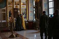 Мобилизованные помолились в Петропавловском храме посёлка Обухово