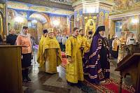 Архиерейское богослужение в Сергиевском храме деревни Алмазово 