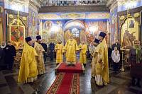 Архиерейское богослужение в Сергиевском храме деревни Алмазово 