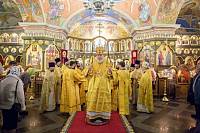 Архиерейское богослужение в Сергиевском храме деревни Алмазово 