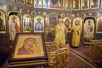 Архиерейское богослужение в Сергиевском храме деревни Алмазово 